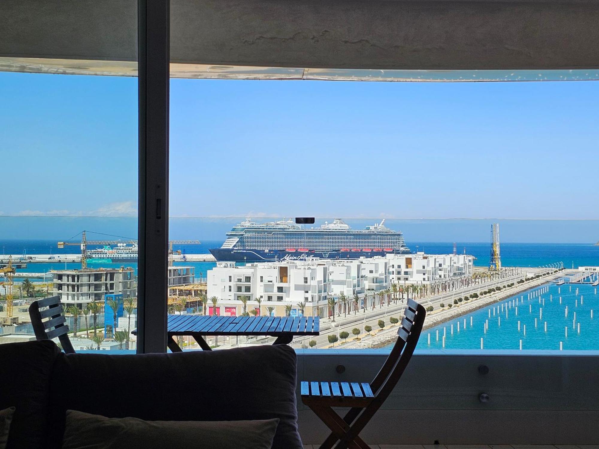 Ocean View Apartment With Airco Tânger Exterior foto